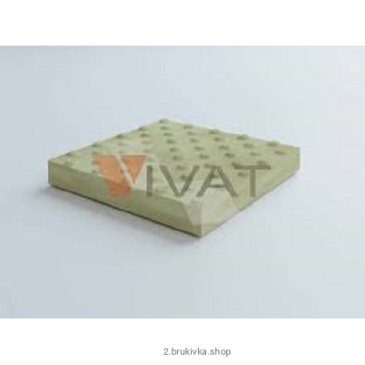 Тактільна тротуарна плитка усічений конус